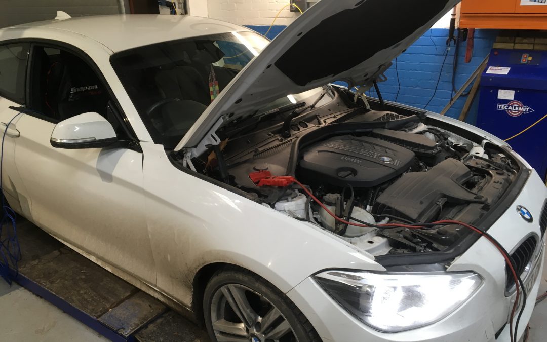 BMW 1 series with no power steering after rack replacement. - Lion Garage